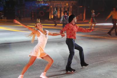 В гостях у сотрудников «Рельеф-Центра» побывали «Новые Бременские музыканты на льду»